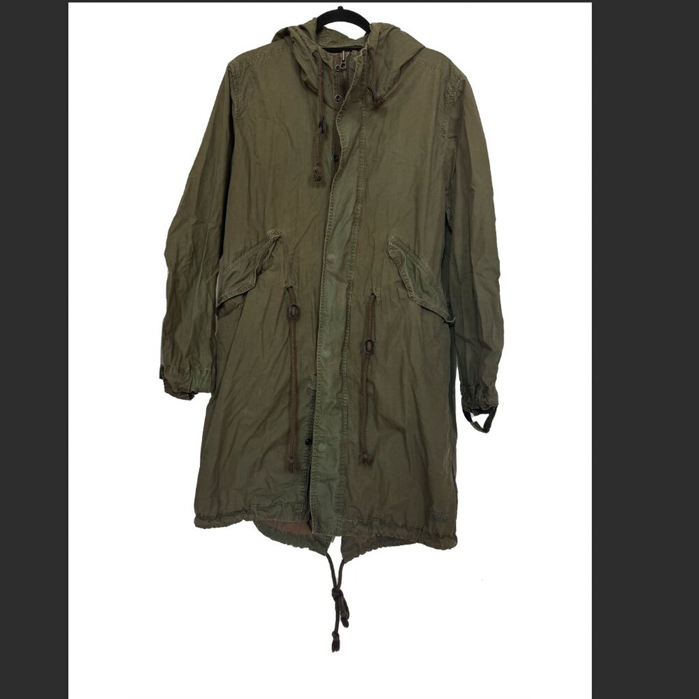 Army Green Diesel Long Parka